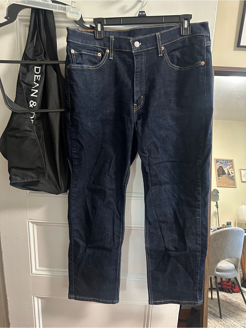 Men's Levi’s 541 Dark Blue Denim Jeans - Classic Straight Fit